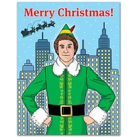 Elf Holiday Card