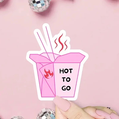 Hot To Go Sticker