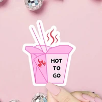 Hot To Go Sticker