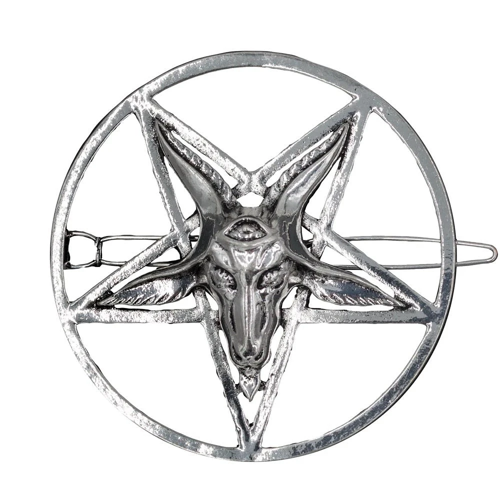 Pinzas para el cabello Baphomet