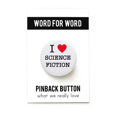 I Love Science Pinback Button