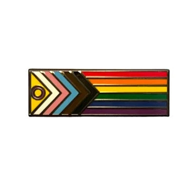 Intersex Inclusive Rainbow Pride Pin