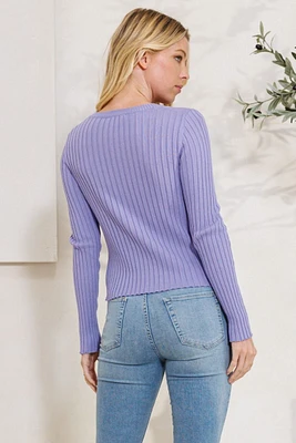Button Down Sweetheart Cardigan