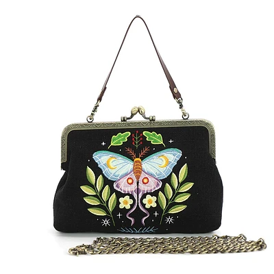 Bolso Kisslock Vintage Mariposa