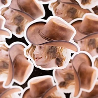 Jasper Hale Cowboy Vinyl Sticker
