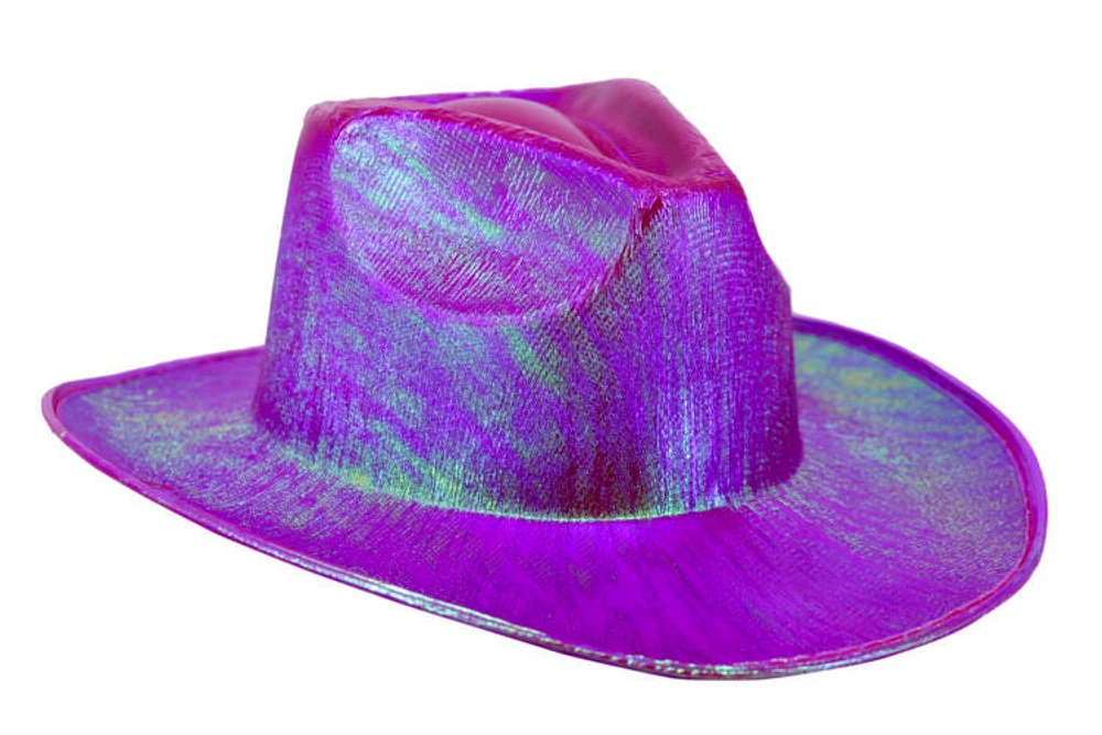 Sombrero morado metalizado