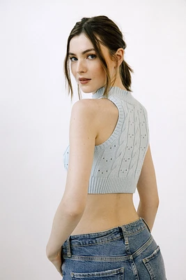 Cable Knit Ctop Top