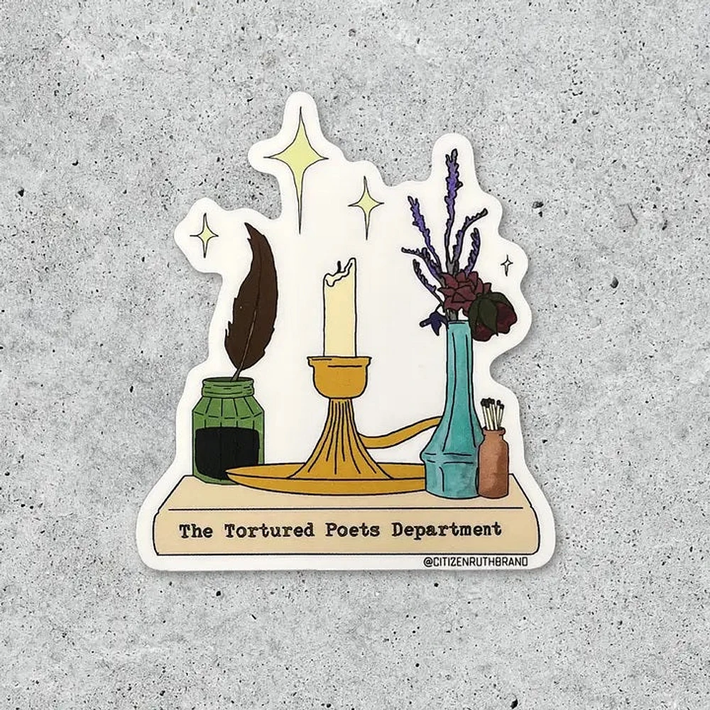 The Tortured Poets Department Sticker