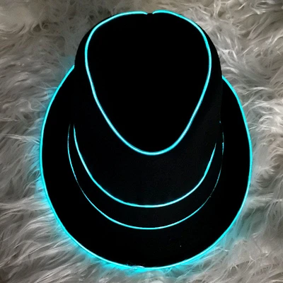 LED Flash Fedora Hat