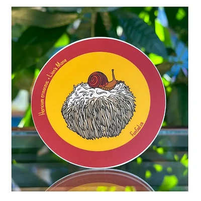 Lion's Mane Sticker