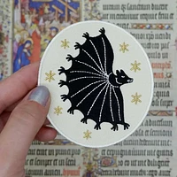 Medieveal Bat Embroidered Patch