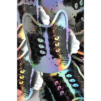 Meow Meow Hologram Sticker