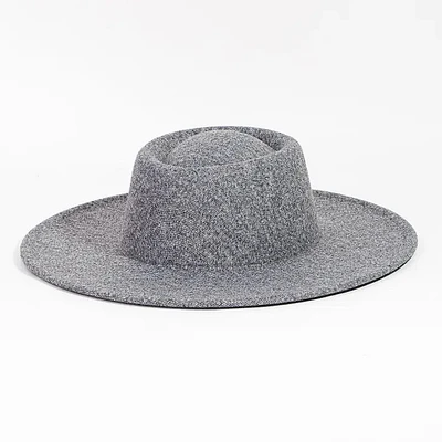 Flat Brim Pork Pie Hat