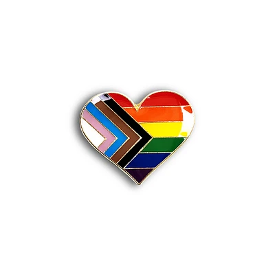 Modern Pride Heart Pin