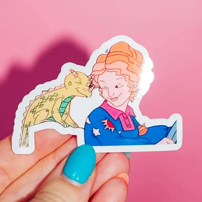 Ms.Frizzle Magic School Bus Sticker