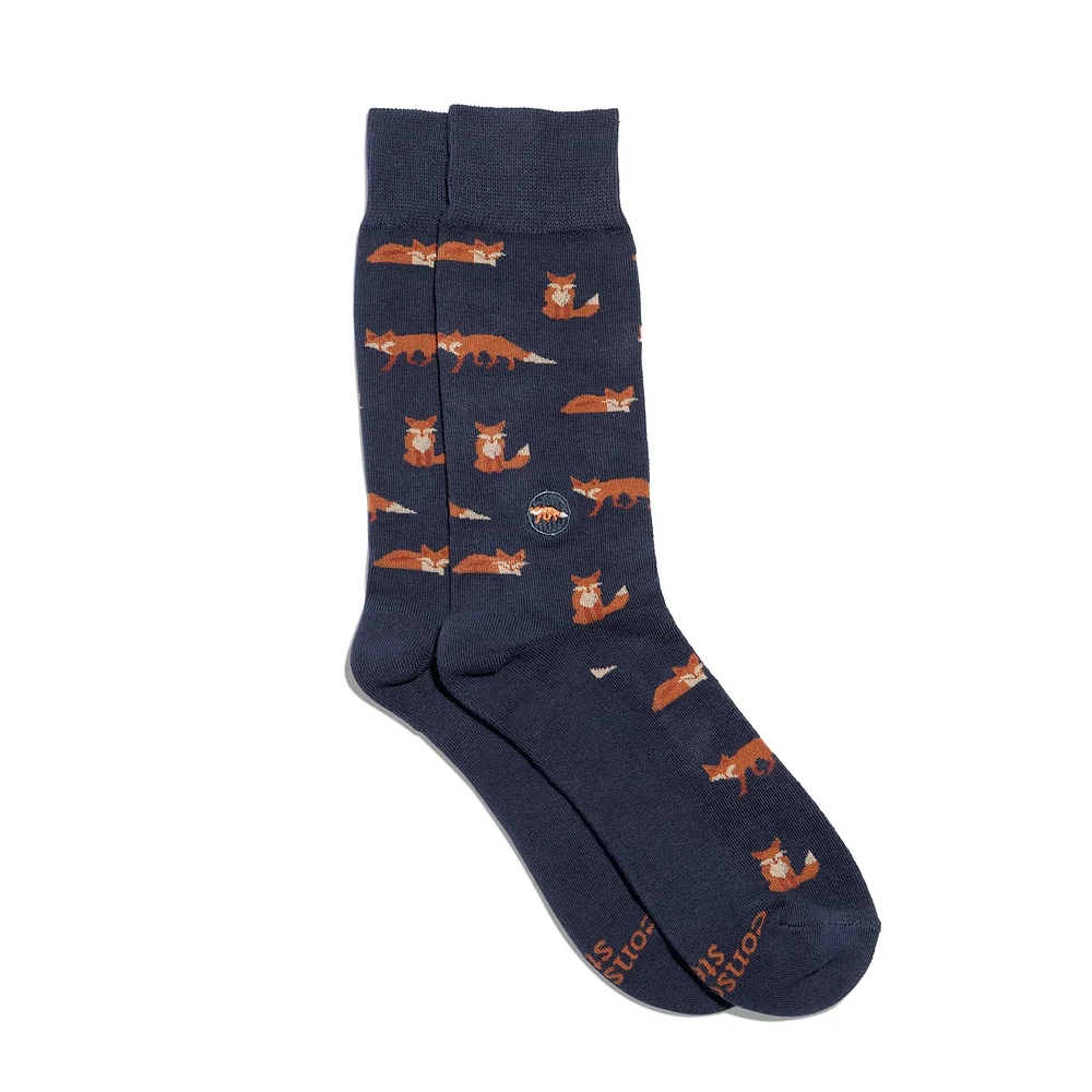 Des chaussettes qui protègent les renards