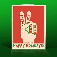 Peace Holiday Card