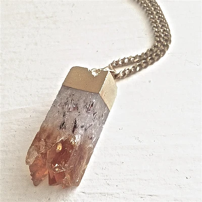 Reykjavil Gold Plated Citrine.