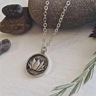 Kamala Lotus Talisman Necklace