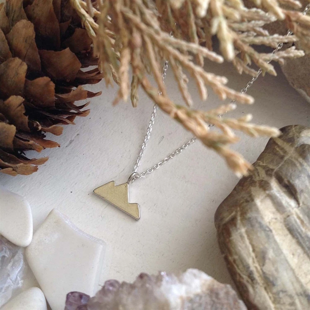 Bugaboo Tiny Mountain Range Necklace.