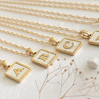 Carrie Initial Charm Necklace R