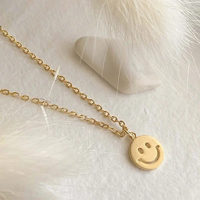 Have A Nice Day Smiley Face Necklace