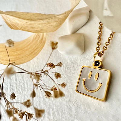 Smiley McSmilerson Smiley Face Necklace