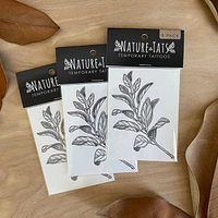 Sage Sprig Temporary Tattoo