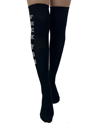 Vete a la mierda calcetines por encima de la rodilla