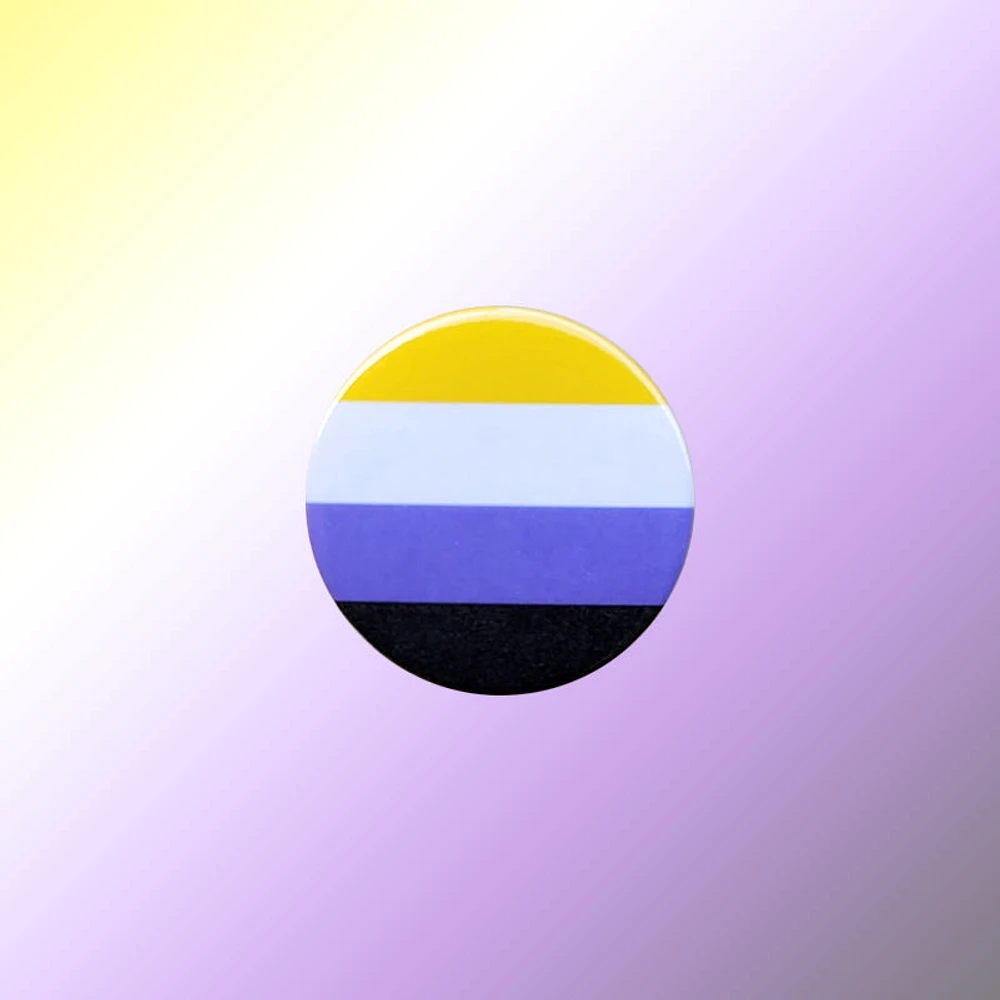 Non Binary Flag Pin