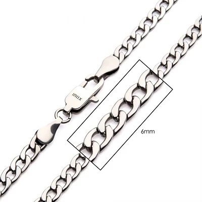 Steel Classic Curb Chain 6mmx 22In