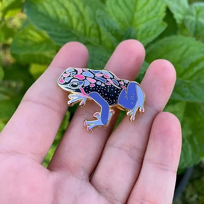 Omnisexual Pride Frog Pin