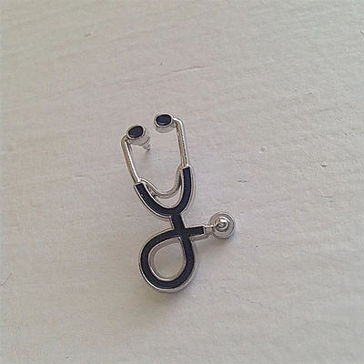 Nightingale Stethoscope Lapel Pin