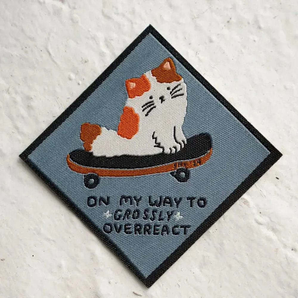 Overreact - Woven Sticky Patch
