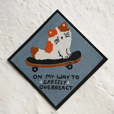 Overreact - Woven Sticky Patch