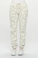 Different Breed Dog Print Sweatpants