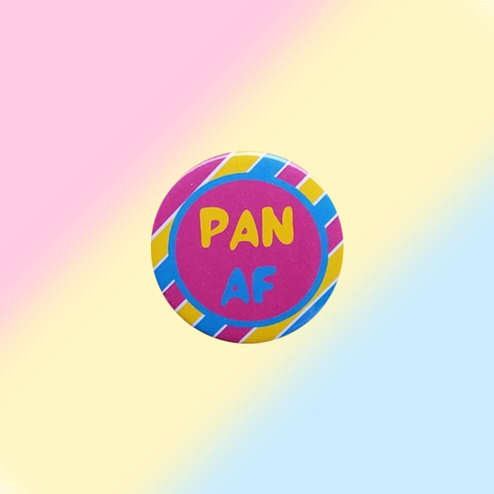Pan AF Pansexual Pin