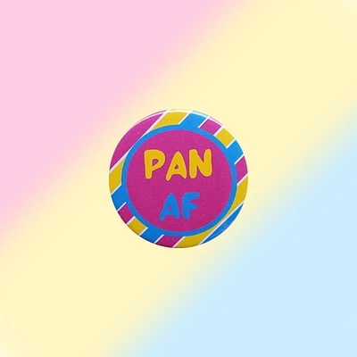 Pan AF Pansexual Pin