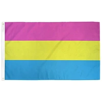 Drapeau de la fierté pansexuelle 2FT x 3FT