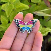 Mariposa del orgullo pansexual Chapa