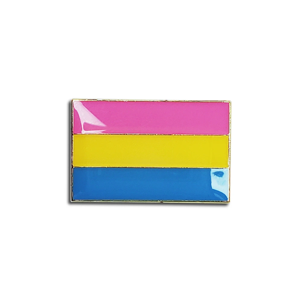 Épinglette du drapeau de la fierté pansexuelle