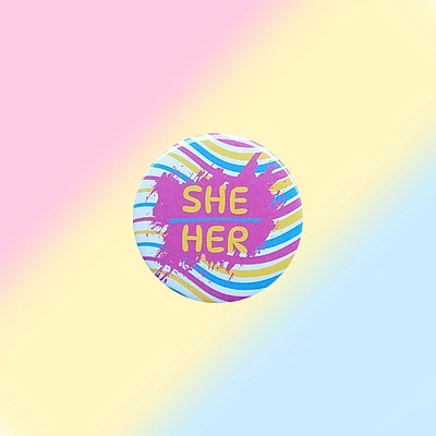 Pansexual She Her Pin