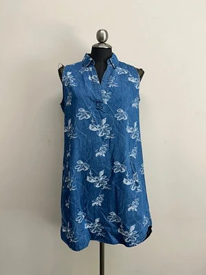 Floral Jaquard Collard Shirt