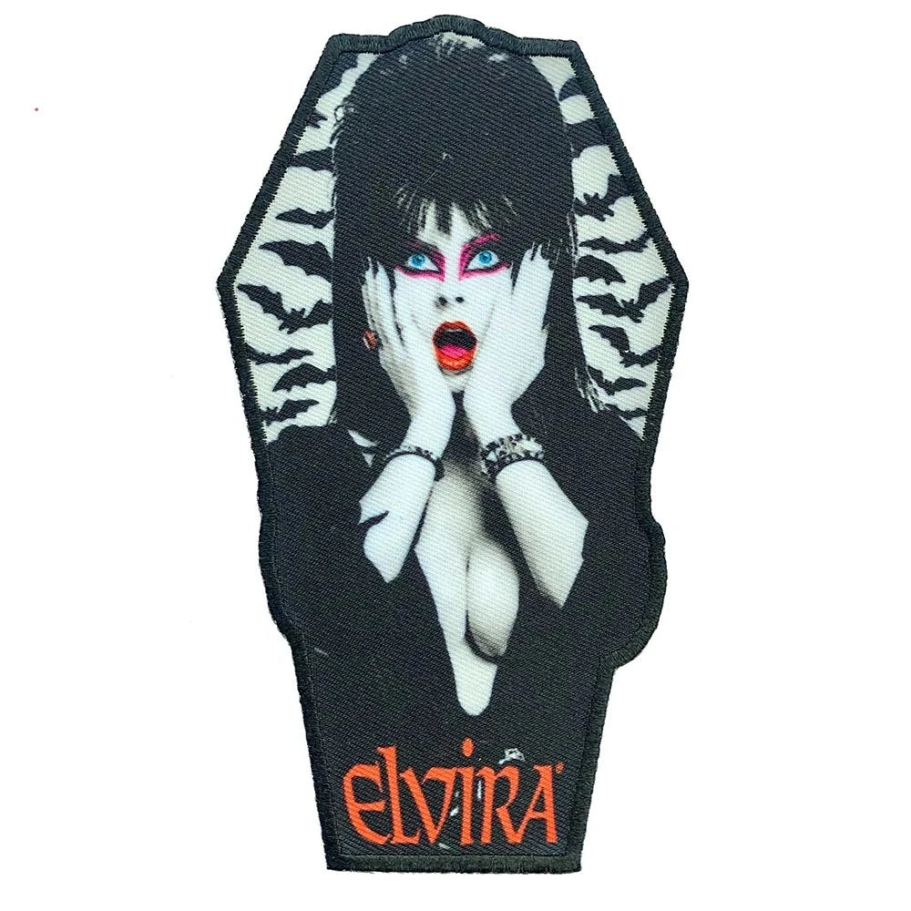 Elvira Bat Coffin Patch