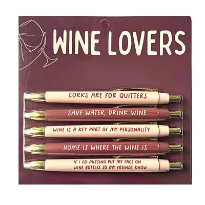 Ensemble de stylos Wine Loves