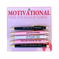 Ensemble de stylos de motivation pour les filles badass