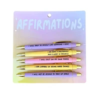 Ensemble de stylos Affirmations