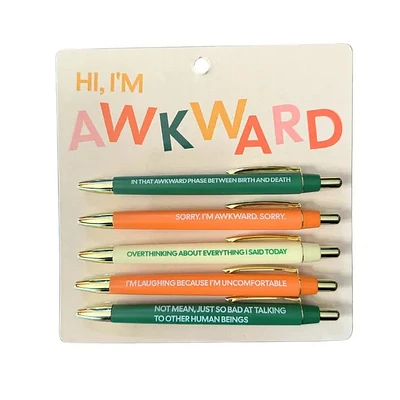 Awkward Pen Set