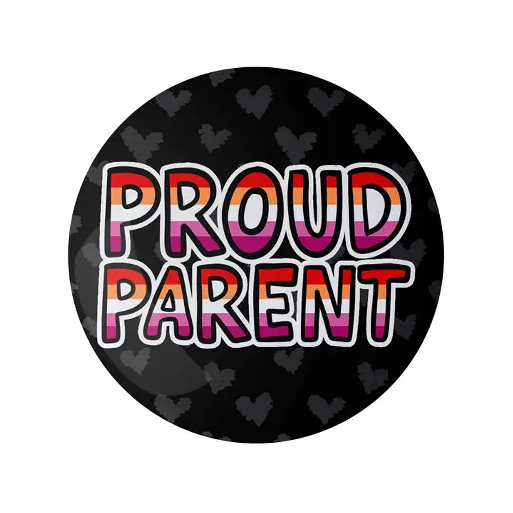 Lesbian Proud Parent 1.25" Lgbtq+ Button