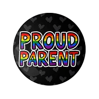 Queer Proud Parent 1.25" Lgbtq+ Button Pin